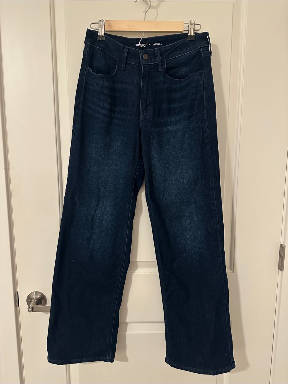 Old Navy Dark Indigo Wide-Leg Jeans